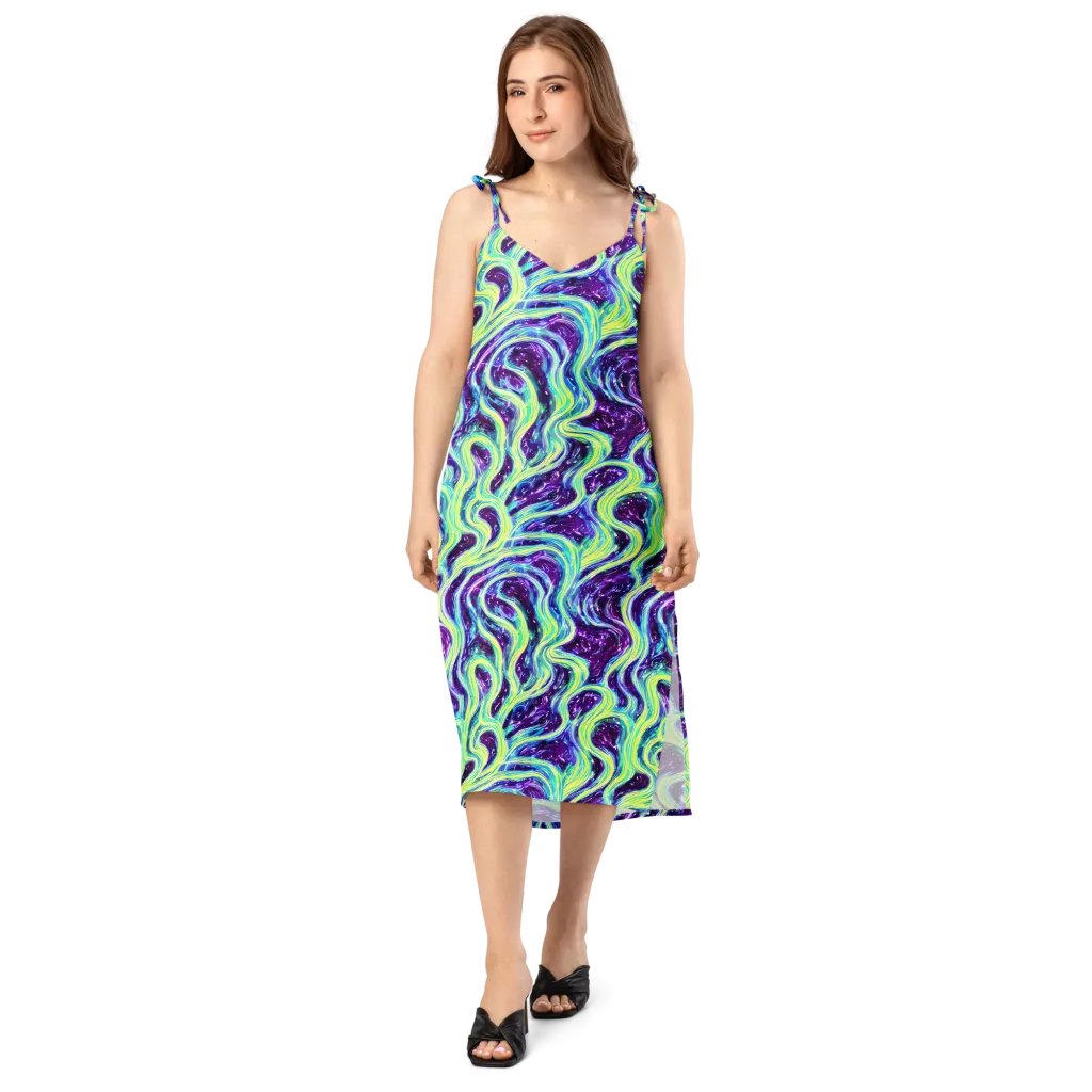 Tidal Luminescence on Slip Dress — Front