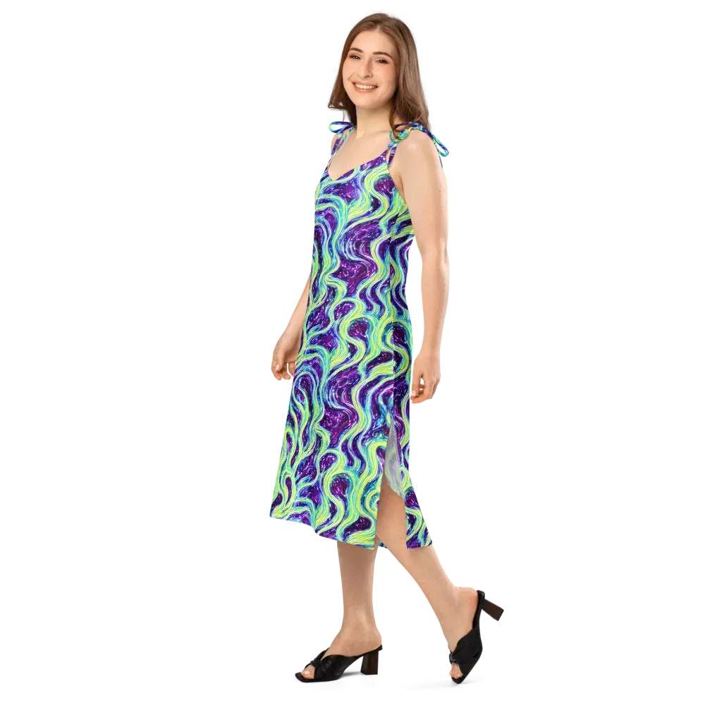 Tidal Luminescence on Slip Dress — Left Front