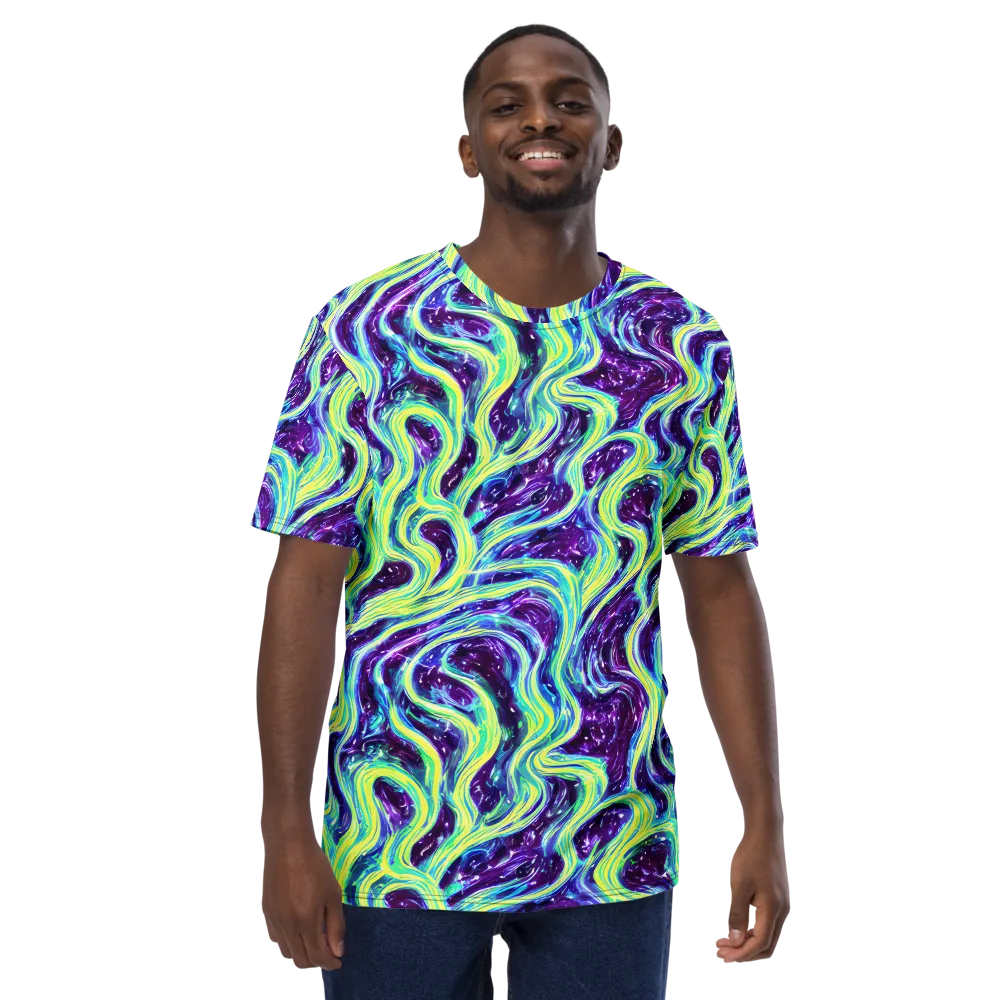 Tidal Luminescence on Men's Crew Neck T-Shirt — Front