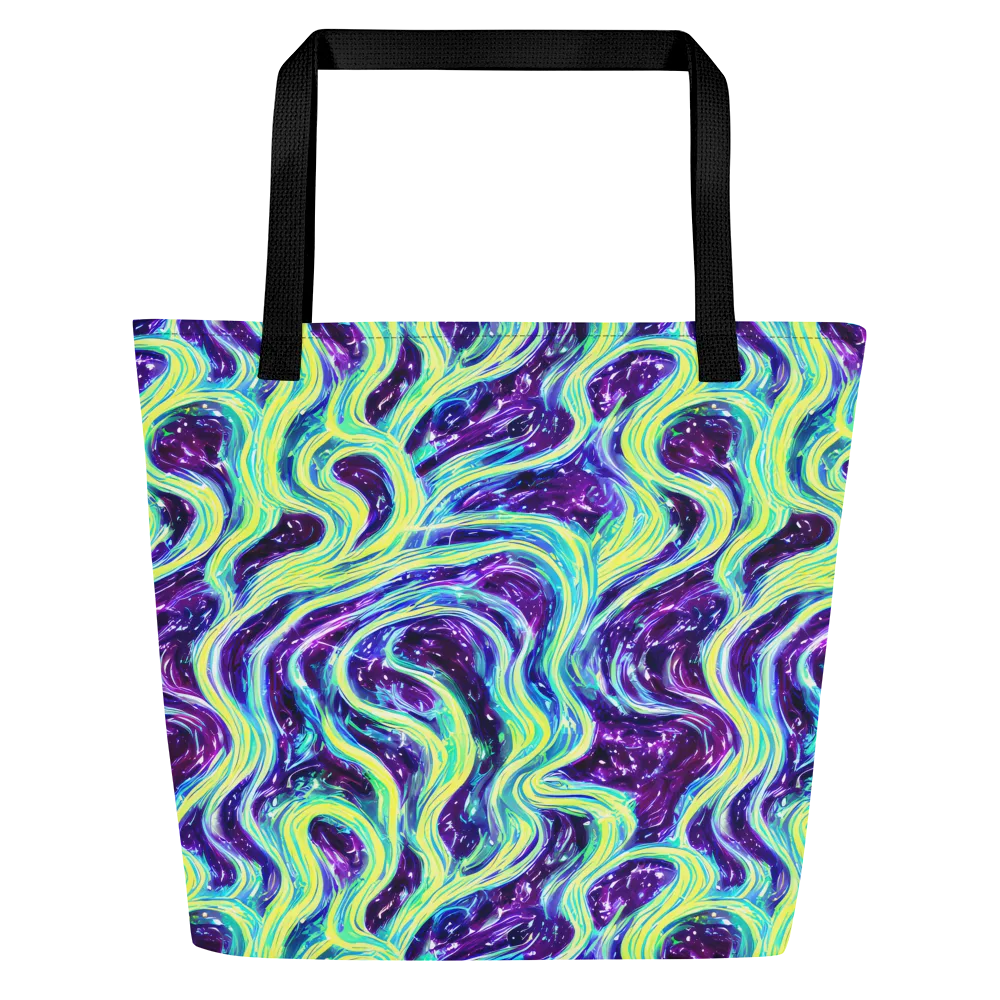 Tidal Luminescence on Large Tote Bag W/ Pocket — Front