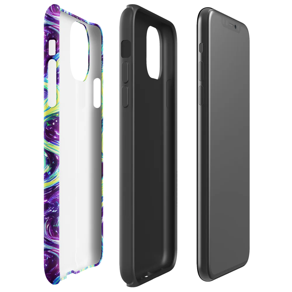 Tidal Luminescence on Tough Case for iPhone® — Right