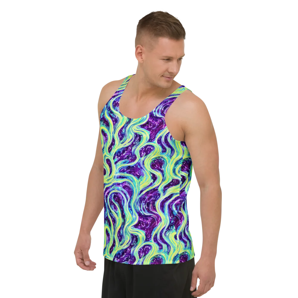 Tidal Luminescence on Men's Tank Top — Left Front