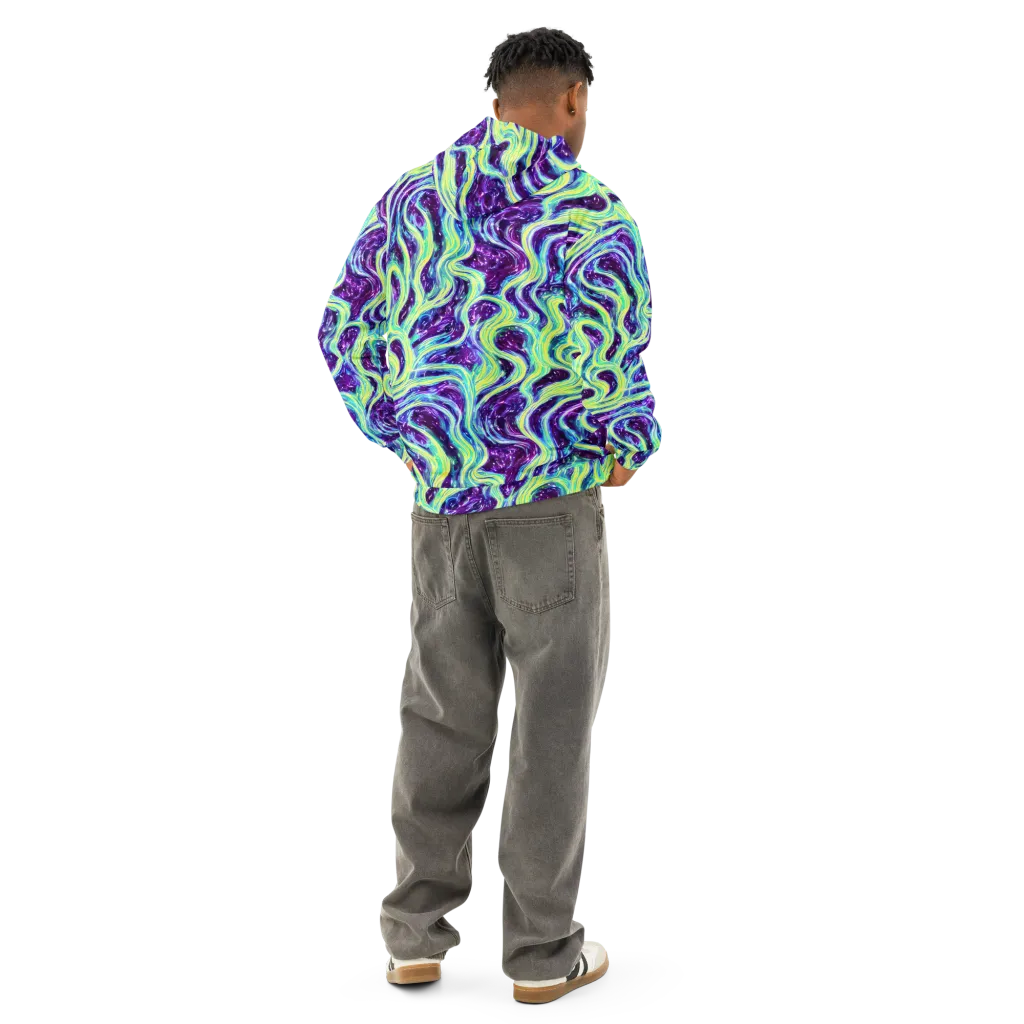 Tidal Luminescence on Cotton Hoodie — Back