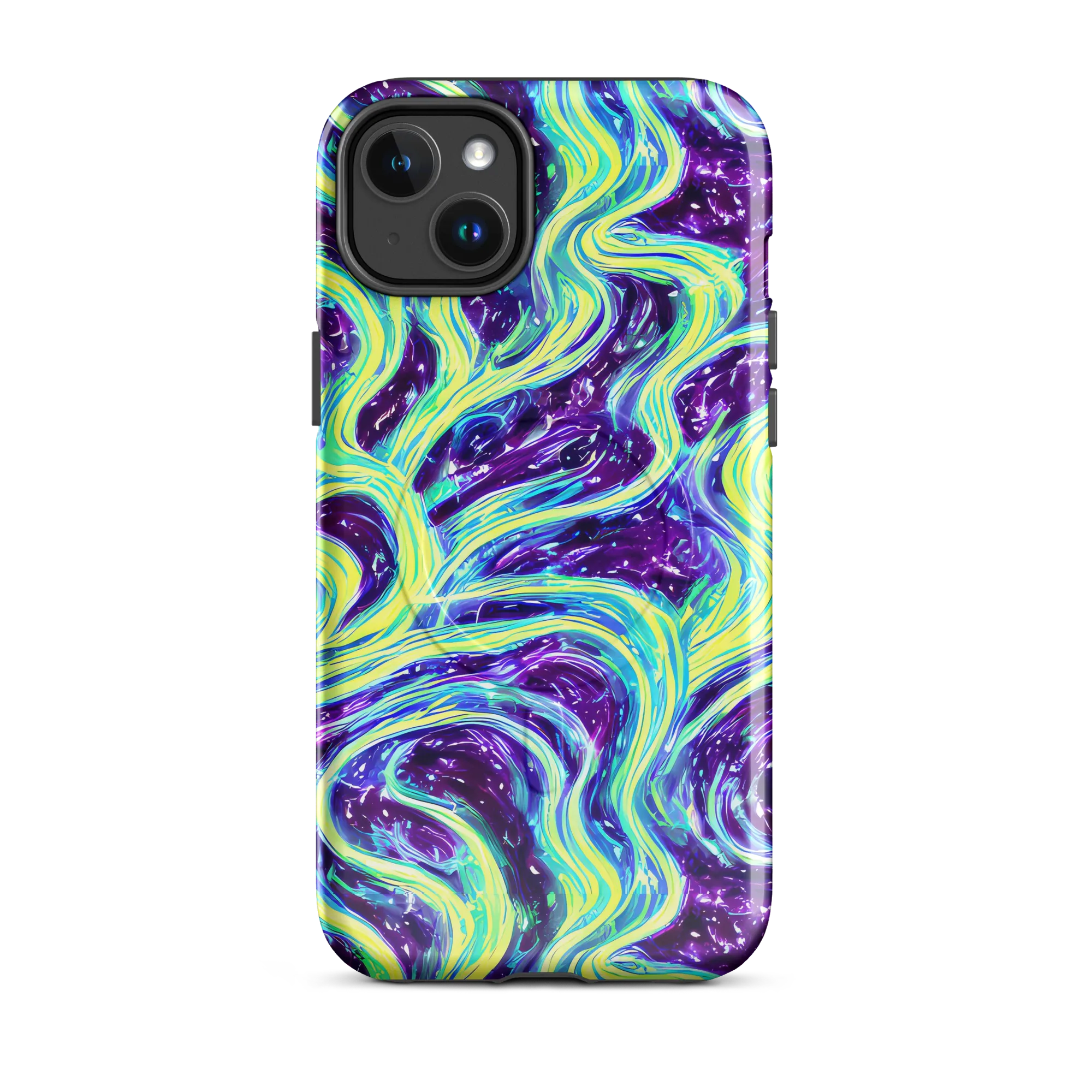 Tidal Luminescence on MagSafe Tough Case for iPhone® — Front