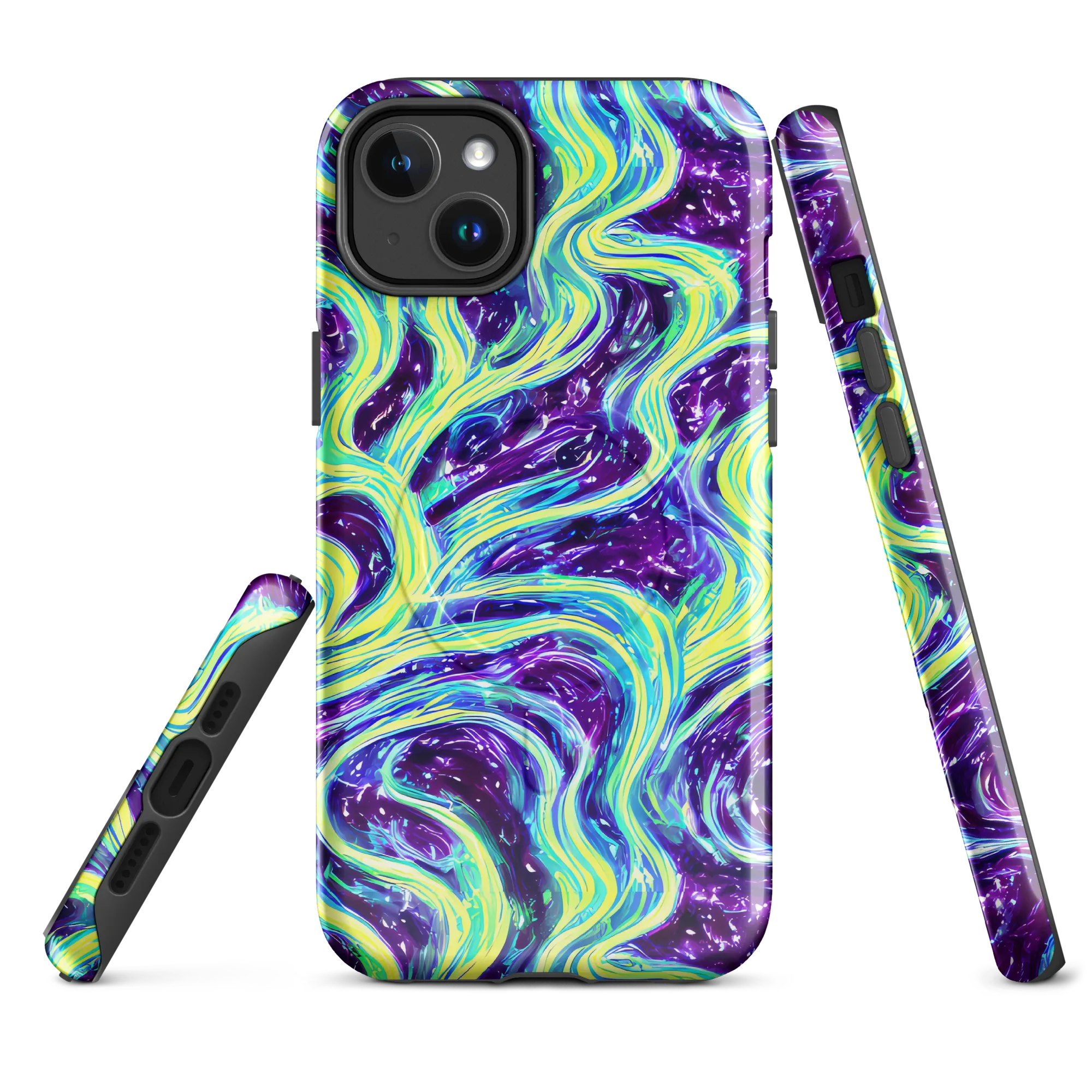 Tidal Luminescence on MagSafe Tough Case for iPhone® — Front