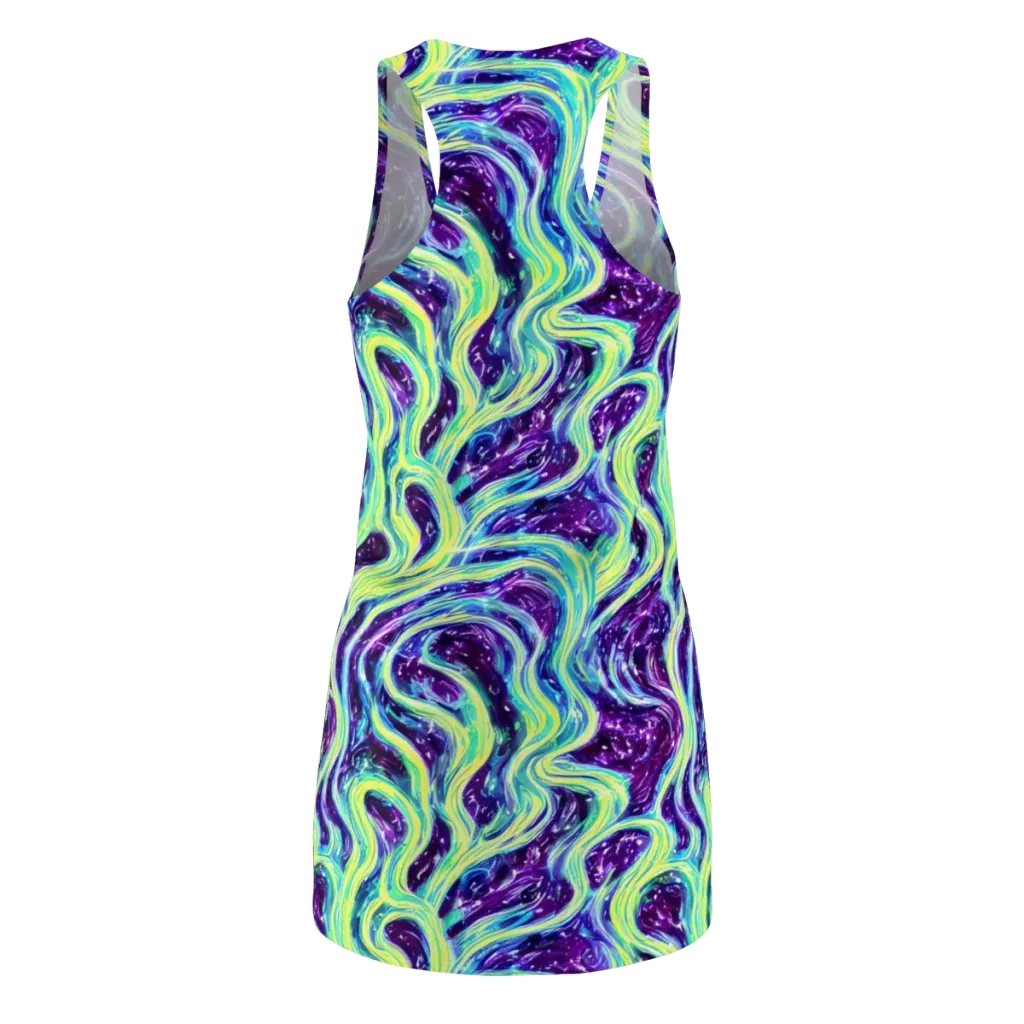 Tidal Luminescence on Racerback Dress — Back