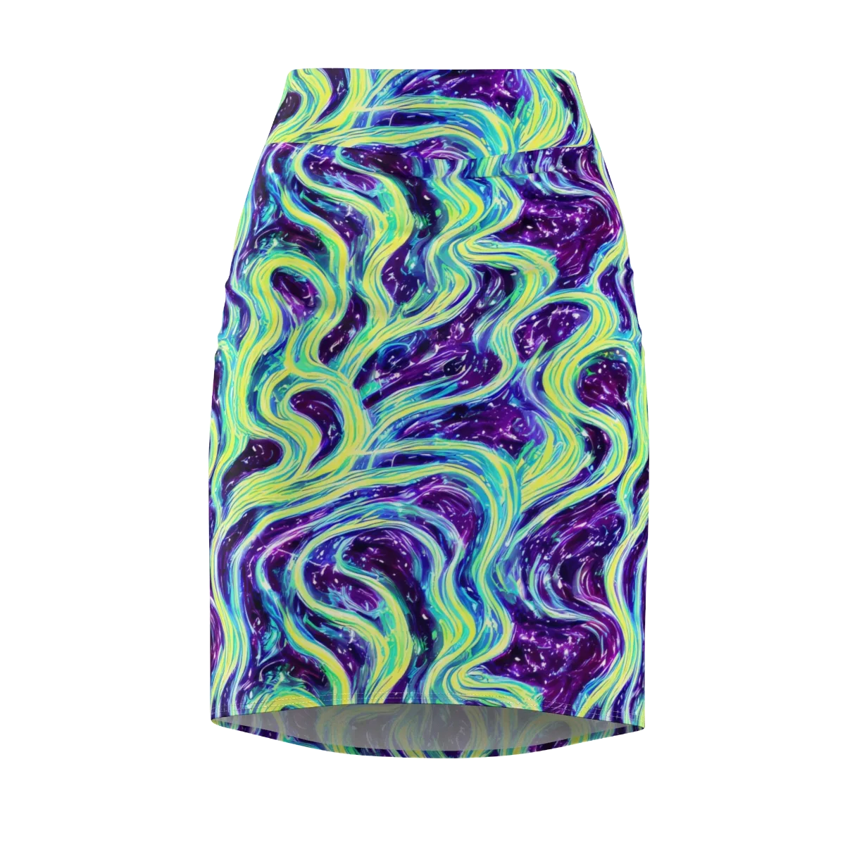 Tidal Luminescence on Pencil Skirt — Front