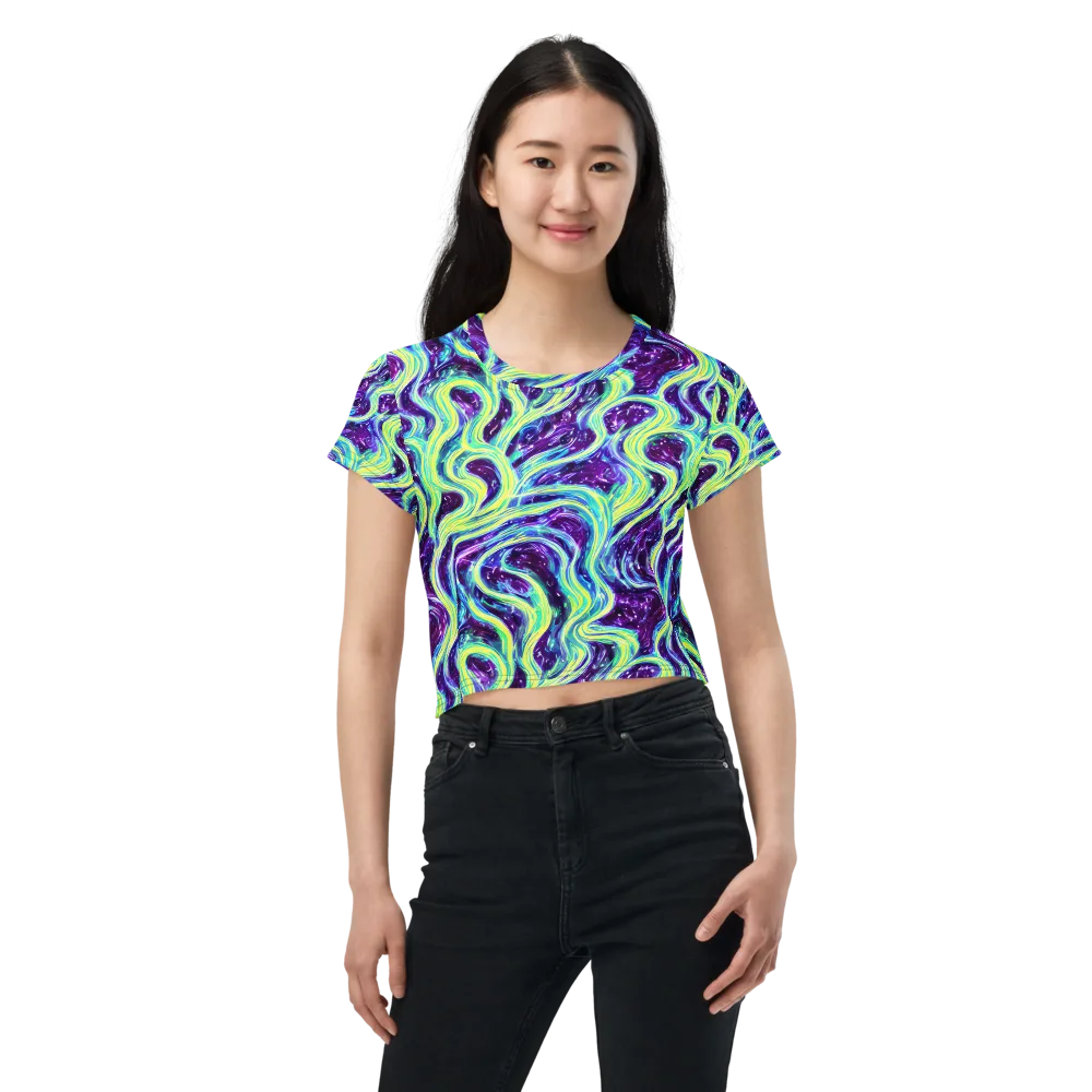 Tidal Luminescence on Crop Tee — Front