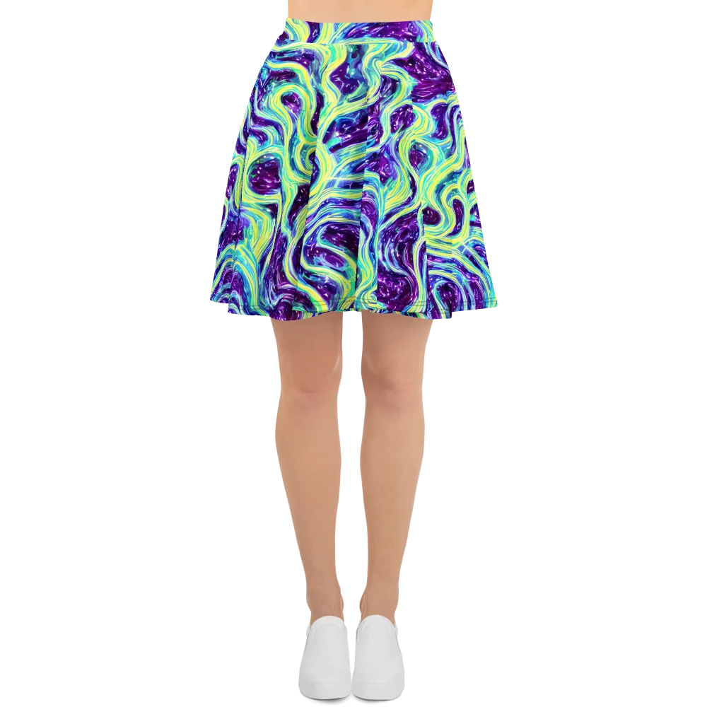 Tidal Luminescence on Skater Skirt — Front