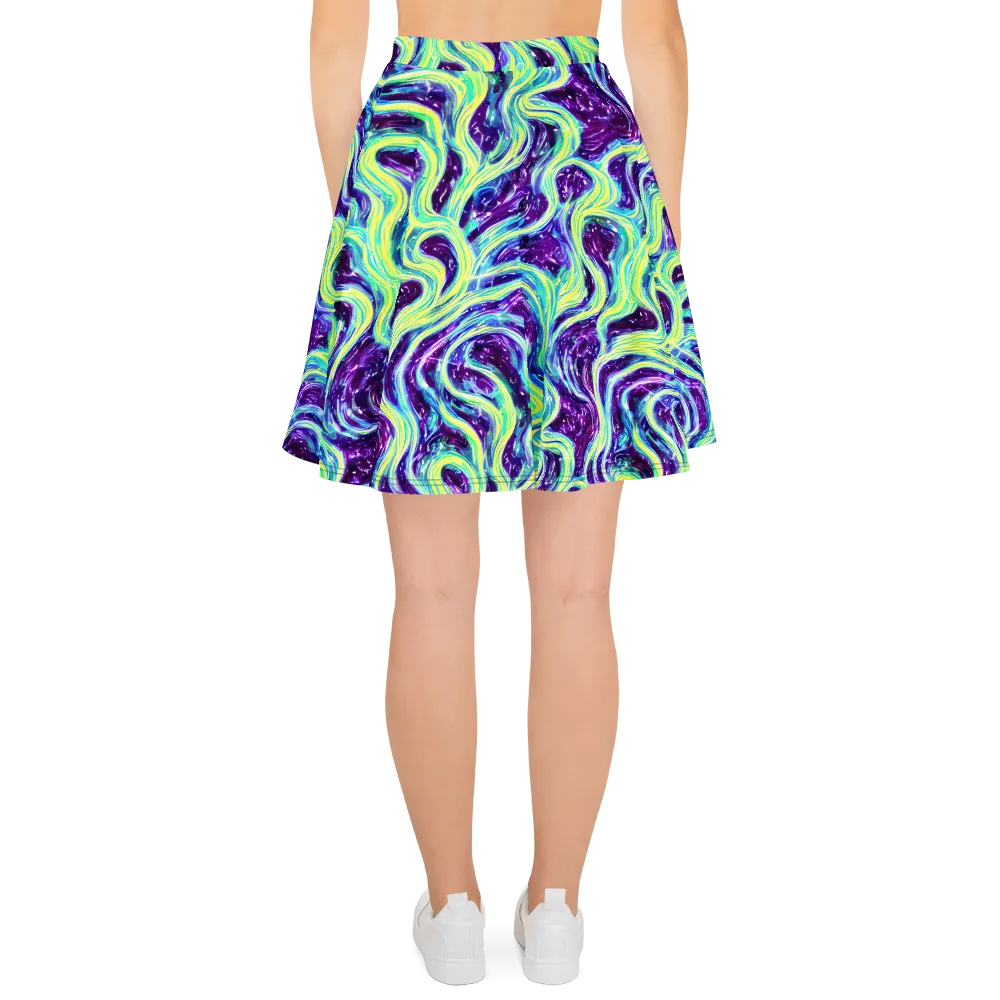 Tidal Luminescence on Skater Skirt — Back
