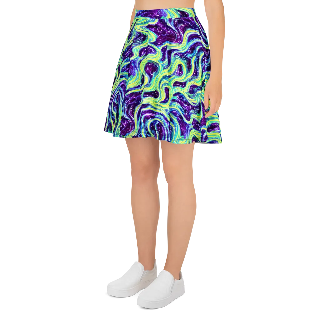 Tidal Luminescence on Skater Skirt — Left