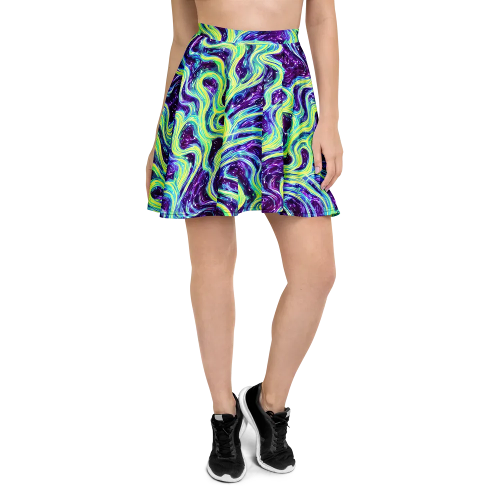 Tidal Luminescence on Skater Skirt — Front
