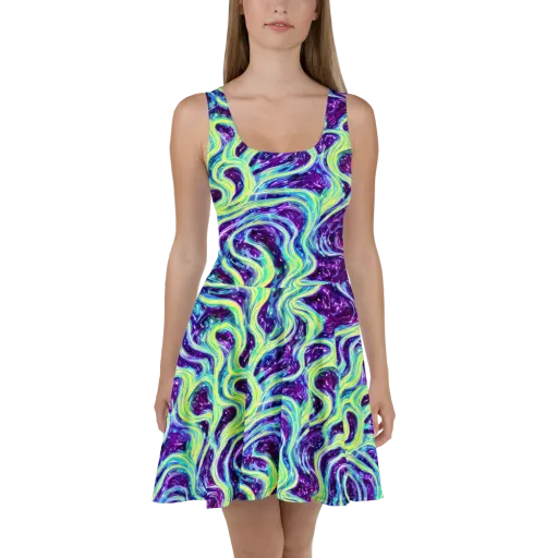 Tidal Luminescence on a Skater Dress