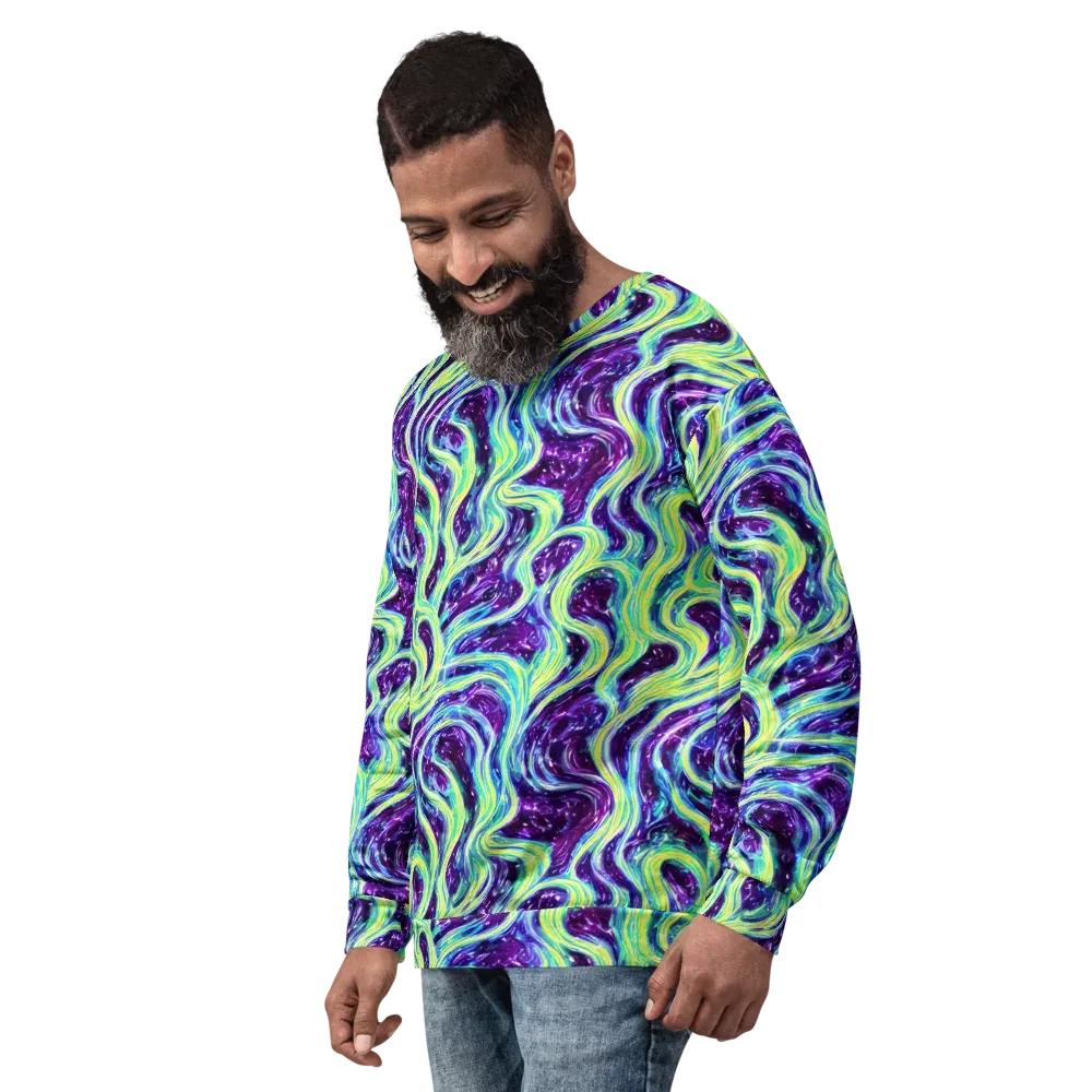 Tidal Luminescence on Sweatshirt — Left Front