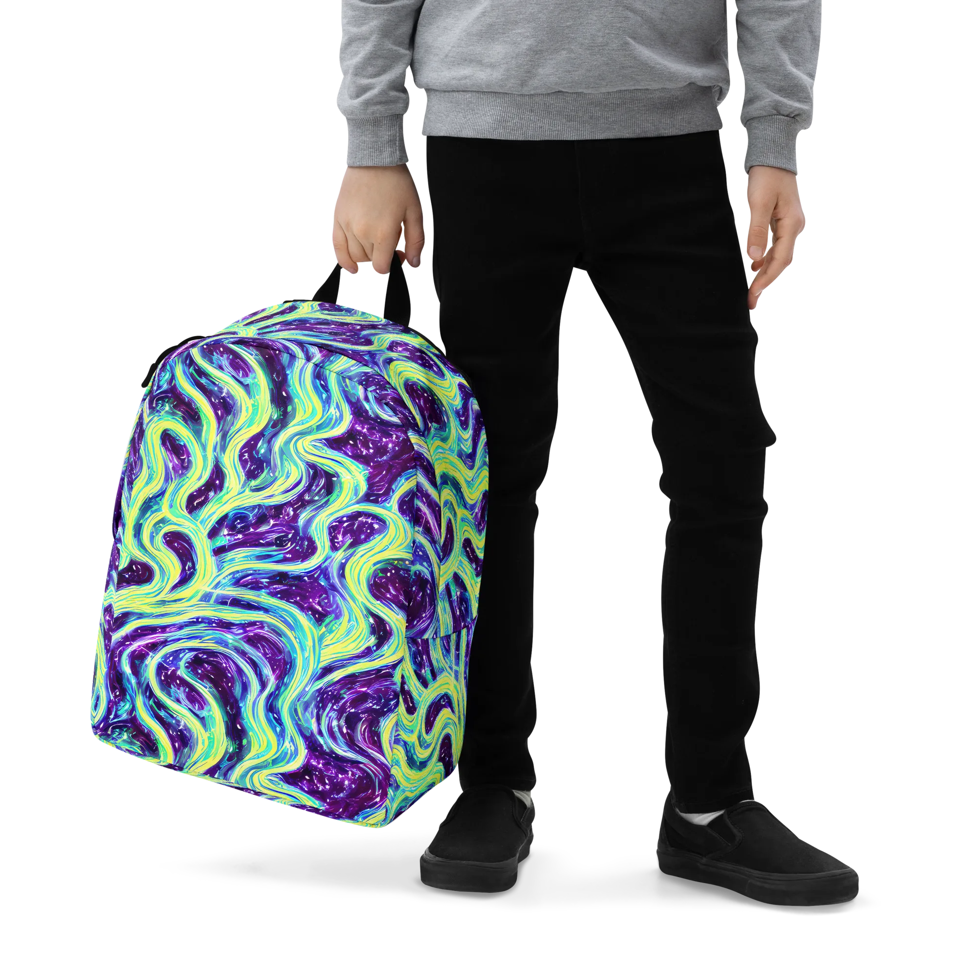 Tidal Luminescence on Minimalist Backpack — Zoomed-in