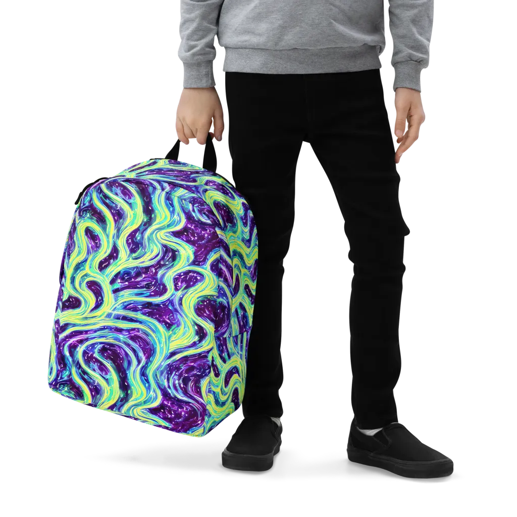 Tidal Luminescence on Minimalist Backpack — Zoomed-in