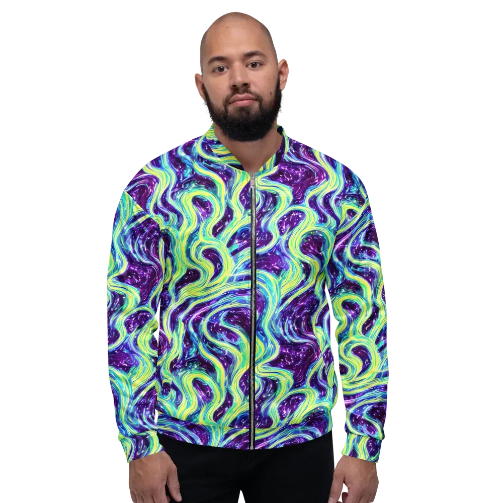 Tidal Luminescence on Bomber Jacket — Front