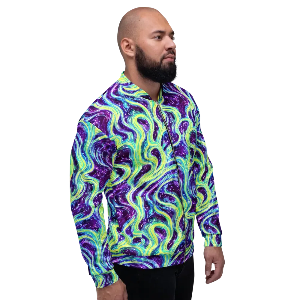 Tidal Luminescence on Bomber Jacket — Right
