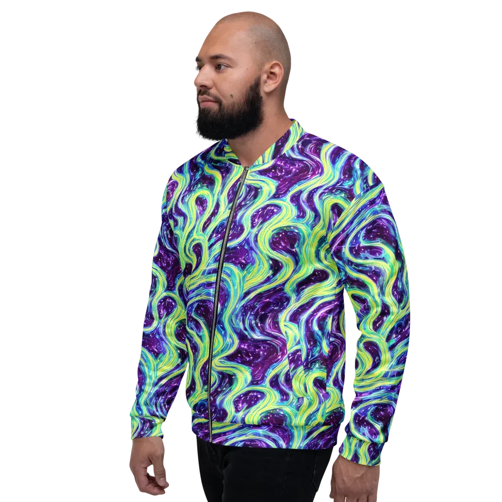 Tidal Luminescence on Bomber Jacket — Left