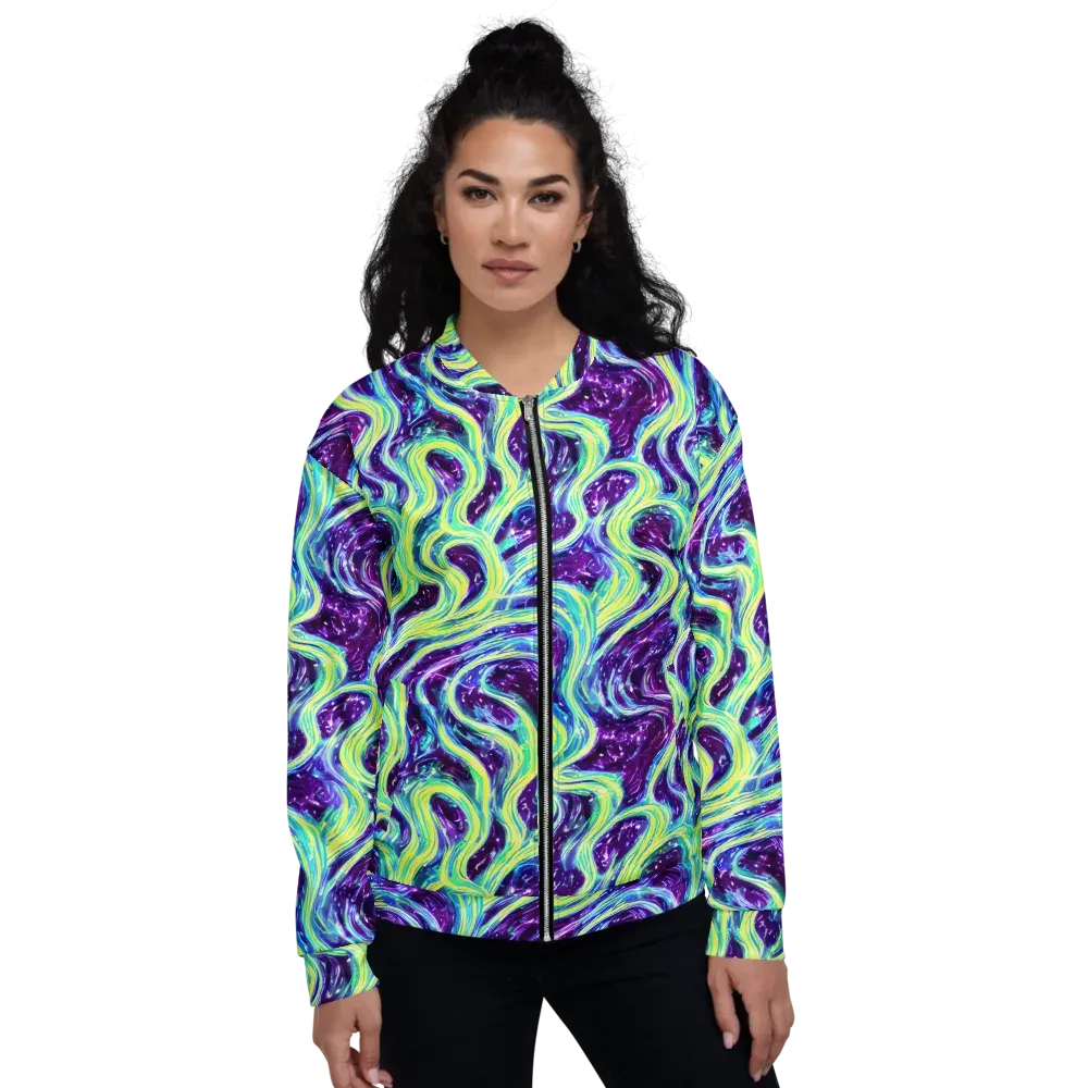 Tidal Luminescence on Bomber Jacket — Front