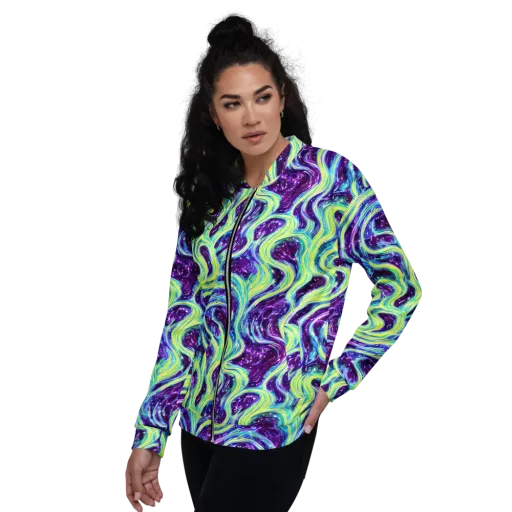Tidal Luminescence on a Bomber Jacket