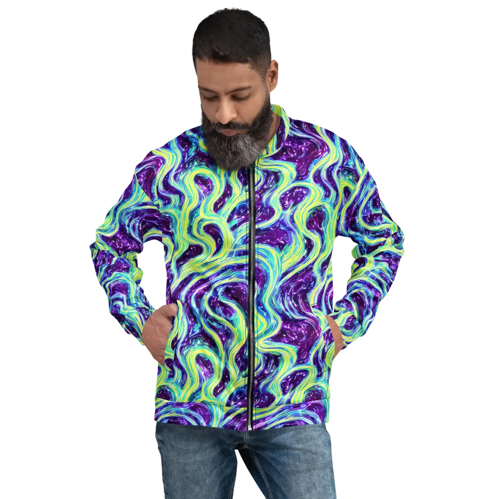 Tidal Luminescence on Bomber Jacket — Front