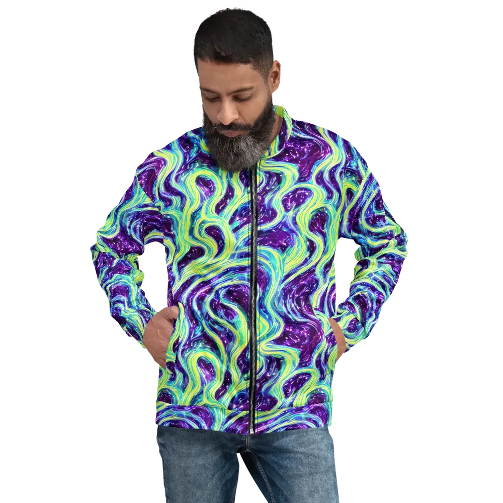 Tidal Luminescence on Bomber Jacket — Front