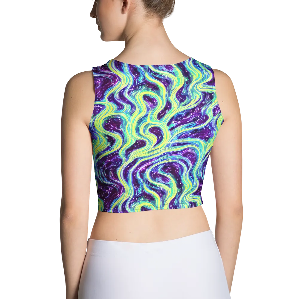 Tidal Luminescence on Crop Top — Back