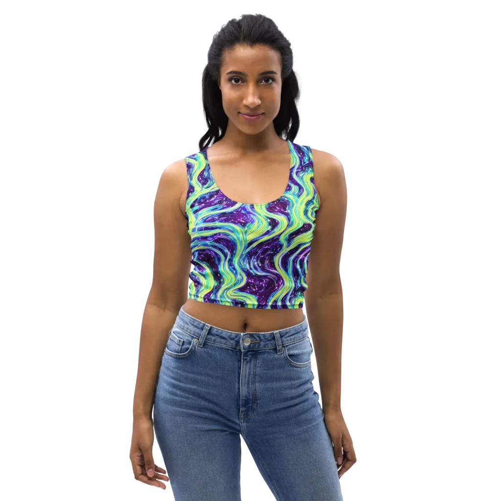 Tidal Luminescence on Crop Top — Front
