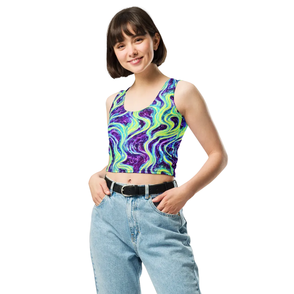 Tidal Luminescence on Crop Top — Front
