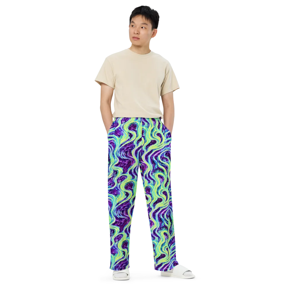 Tidal Luminescence on Wide-Leg Pants — Front