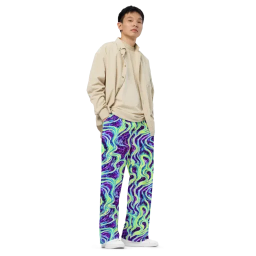 Tidal Luminescence on a Wide-Leg Pants