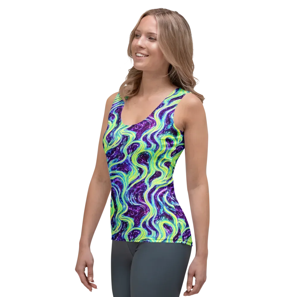 Tidal Luminescence on Women's Tank Top — Left Front