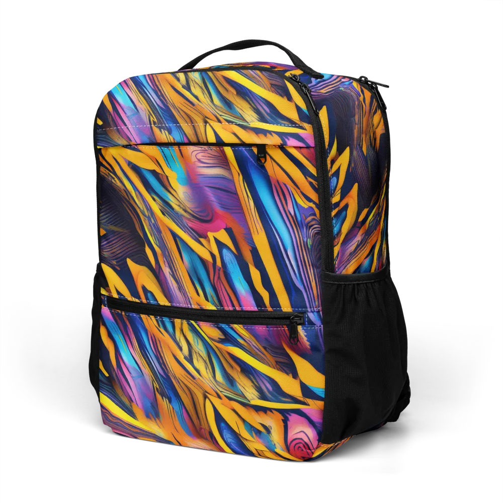 Electric Saffron on Utility Backpack — Left Front