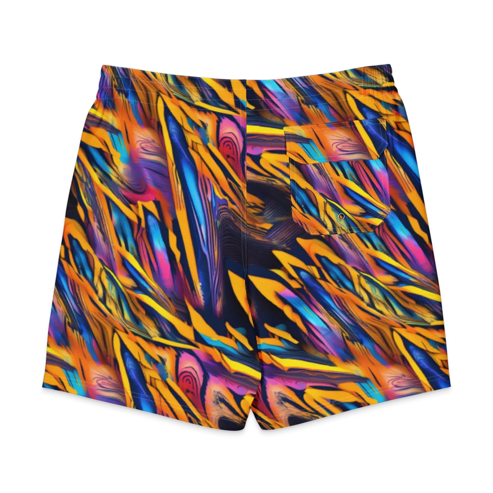 Electric Saffron on Men's Board Shorts — Back