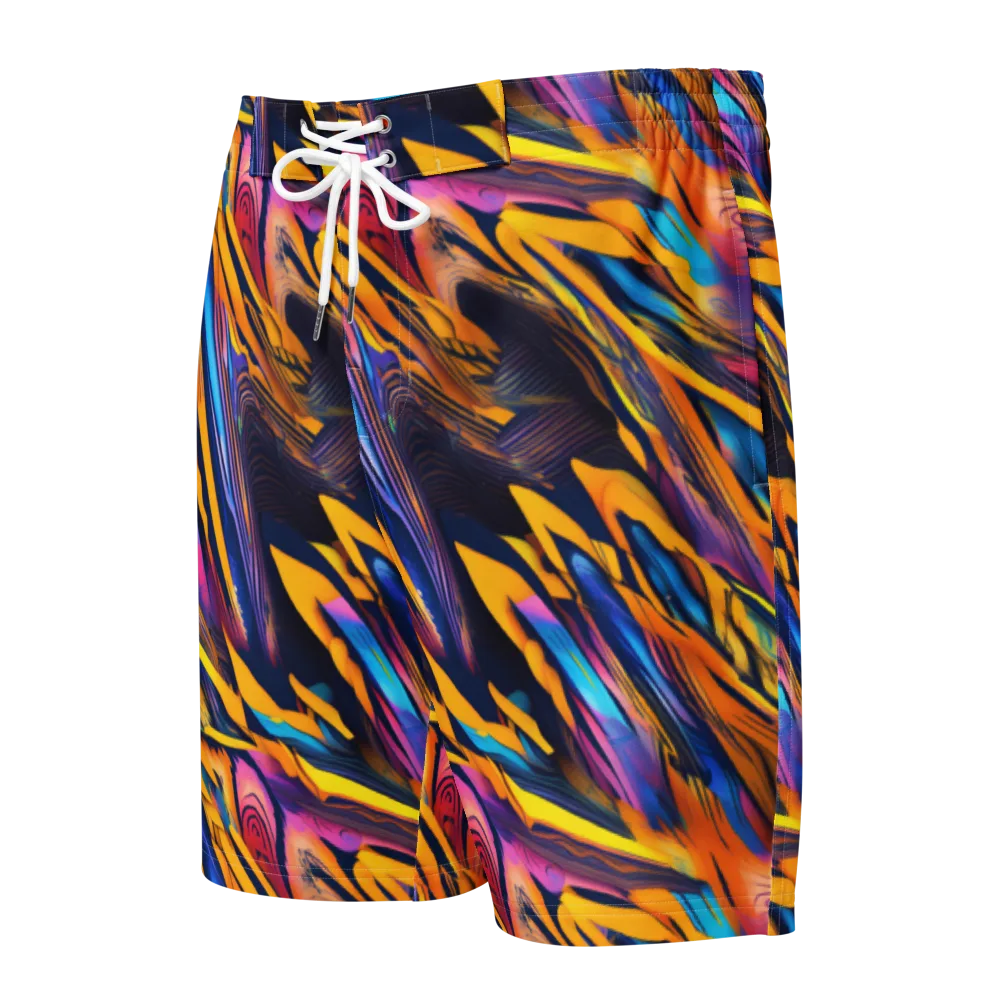 Electric Saffron on Men's Board Shorts — Front