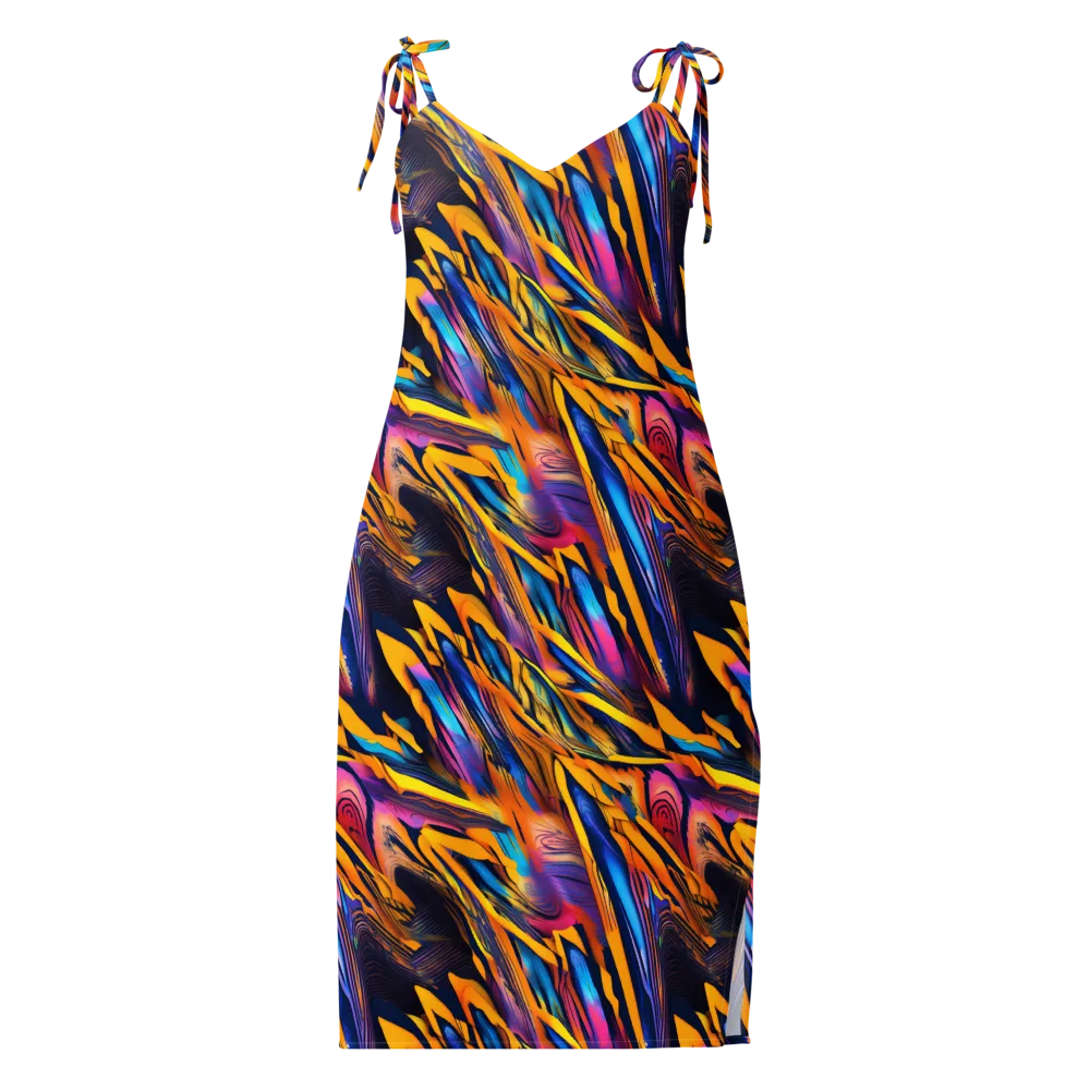 Electric Saffron on Slip Dress — Front