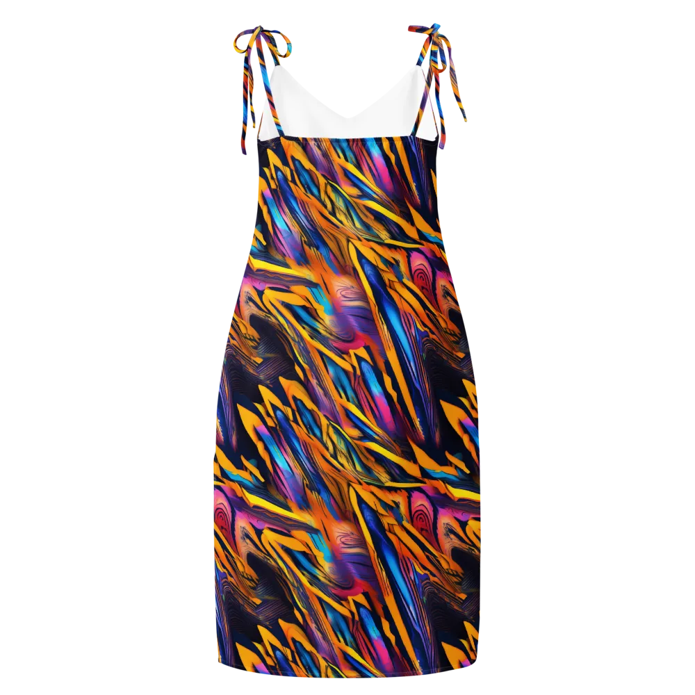 Electric Saffron on Slip Dress — Back