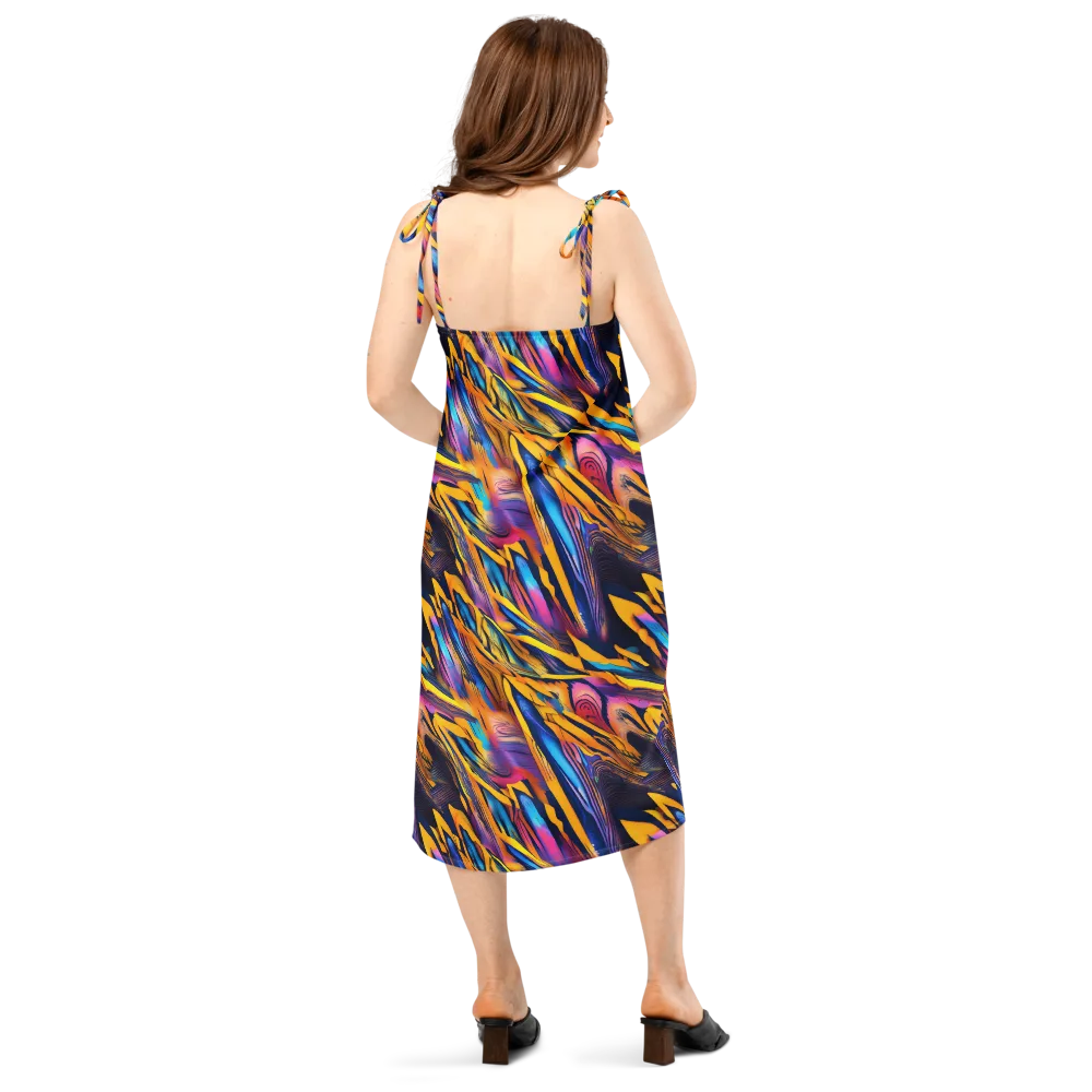 Electric Saffron on Slip Dress — Back