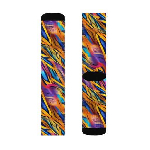 Electric Saffron on a Socks