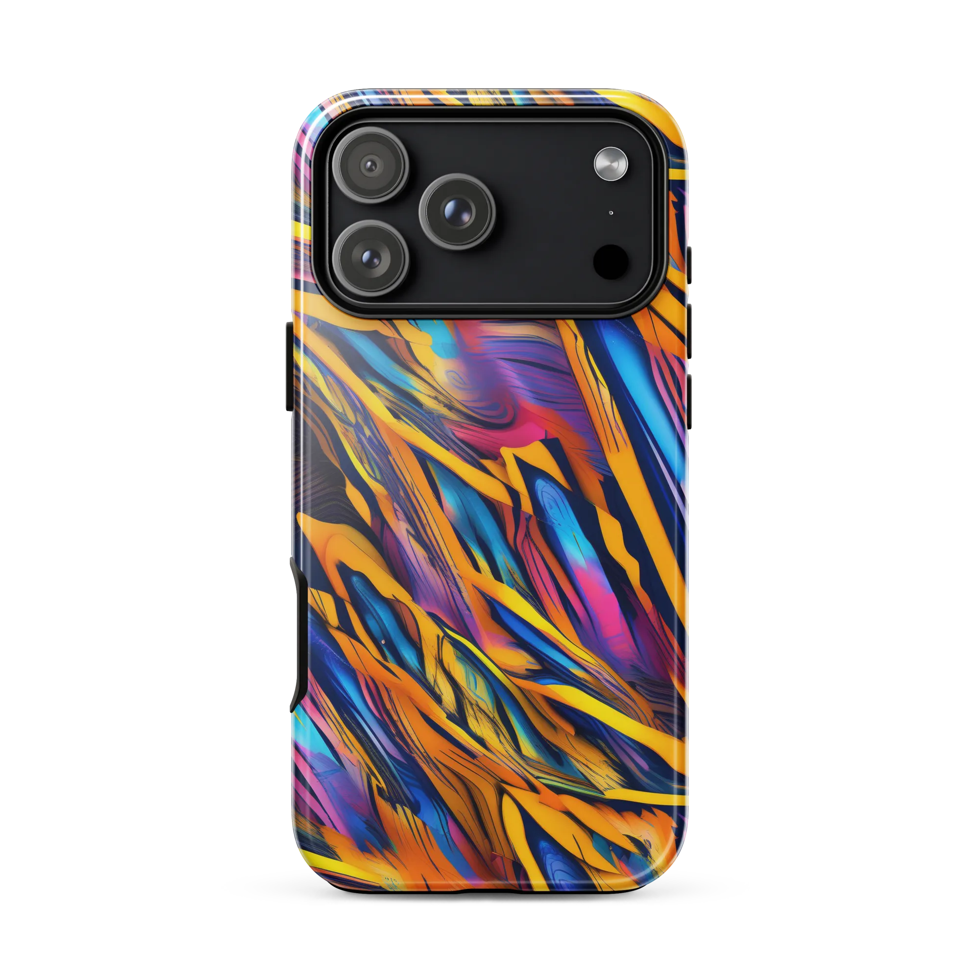 Electric Saffron on Tough Case for iPhone® — Front