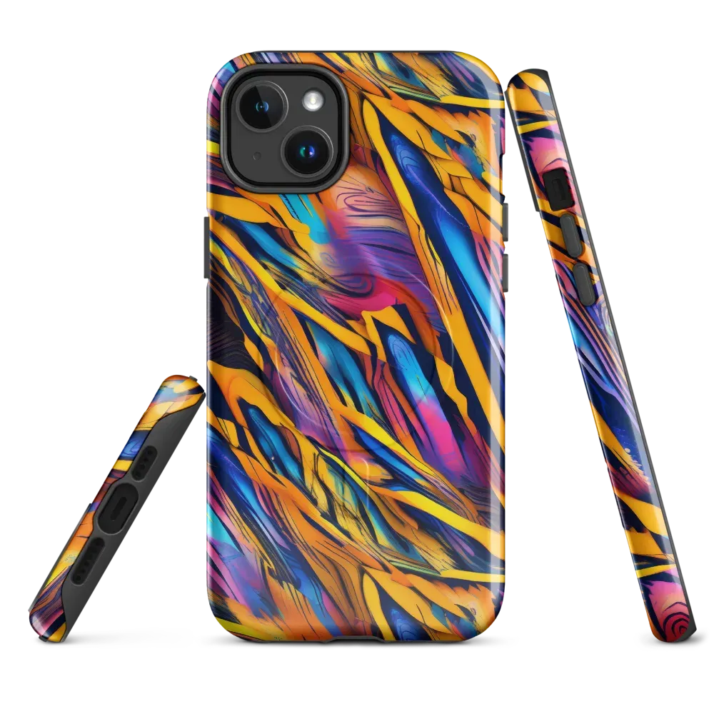 Electric Saffron on MagSafe Tough Case for iPhone® — Front