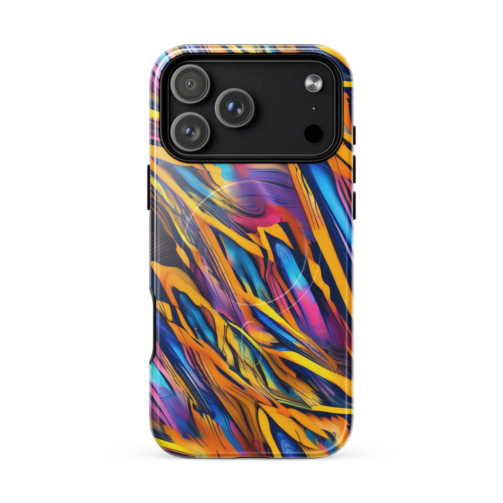 Electric Saffron on MagSafe Tough Case for iPhone® — Front
