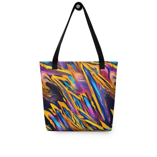 Electric Saffron on a Tote Bag