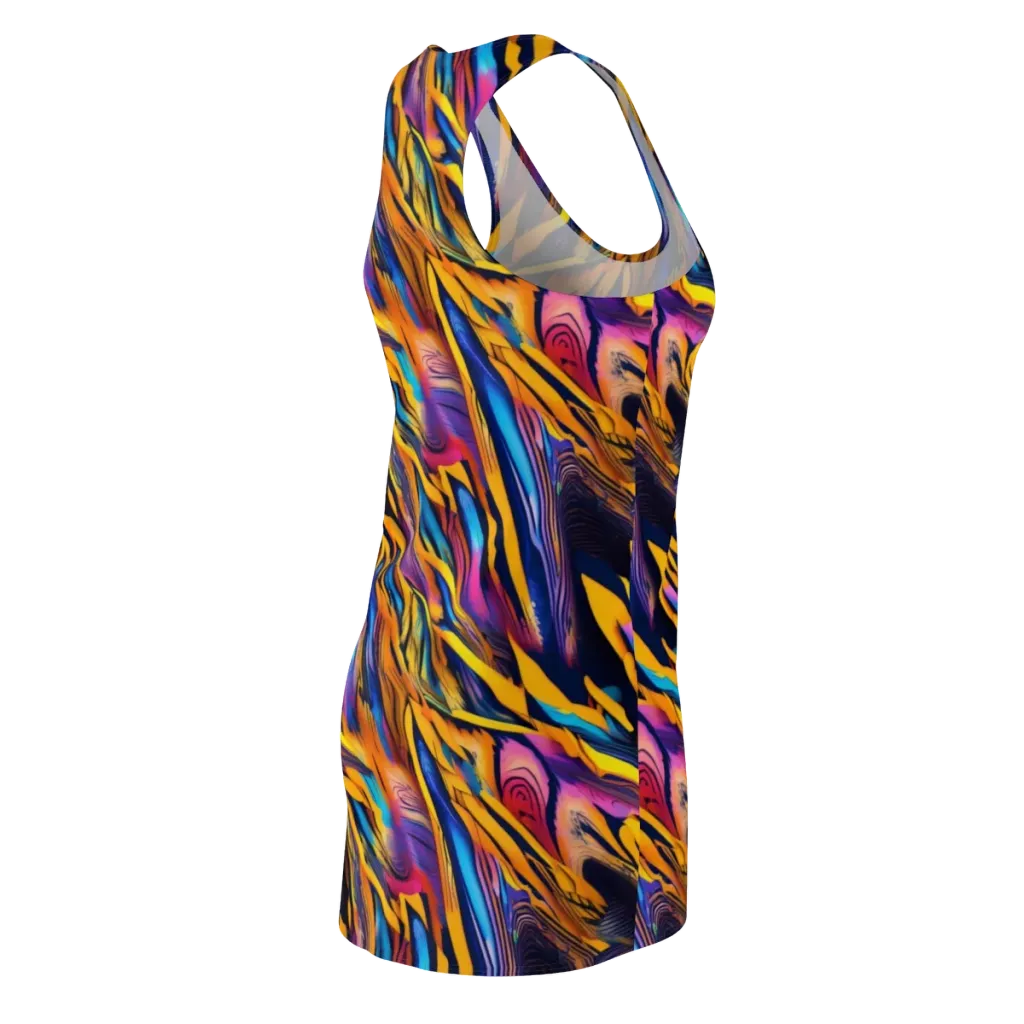 Electric Saffron on Racerback Dress — Back Side