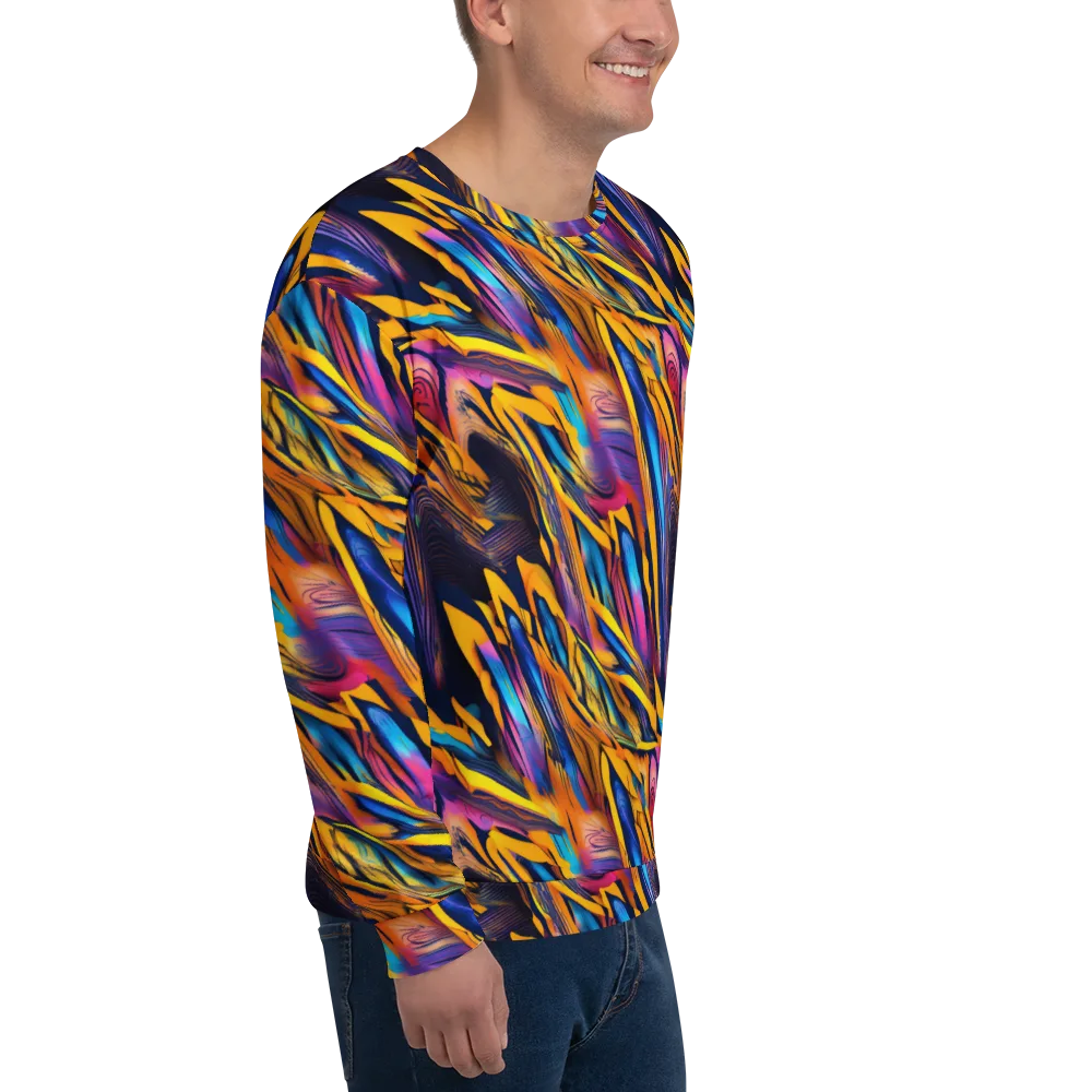 Electric Saffron on Sweatshirt — Right Front