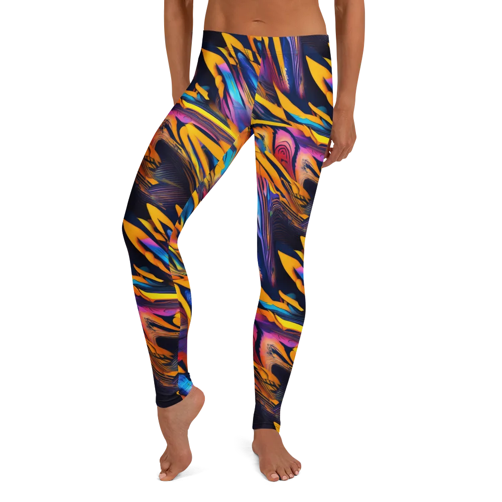 Electric Saffron on Leggings — Front
