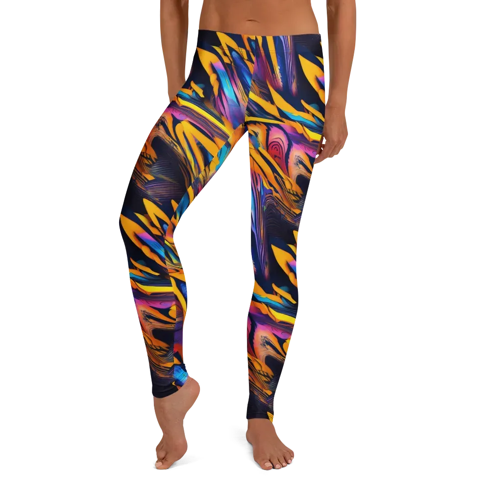 Electric Saffron on Leggings — Front