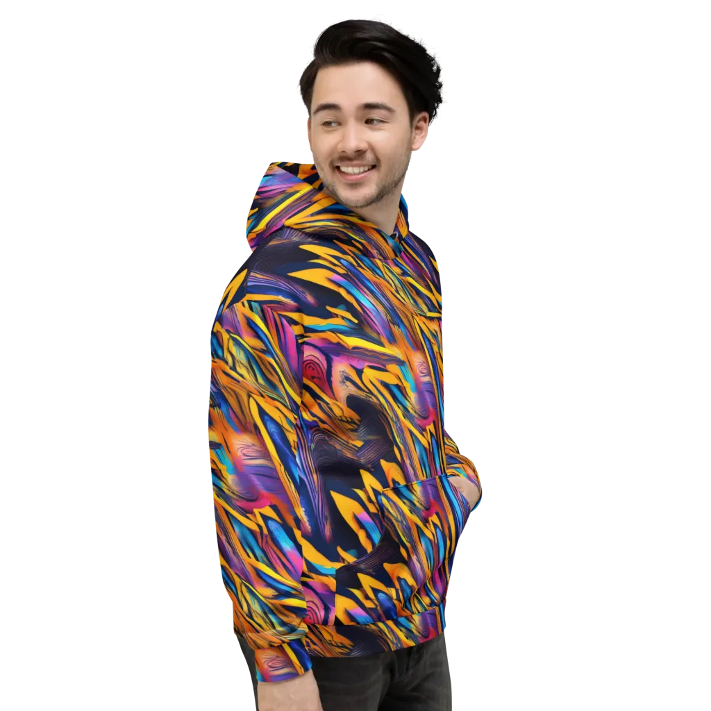 Electric Saffron on Hoodie — Right
