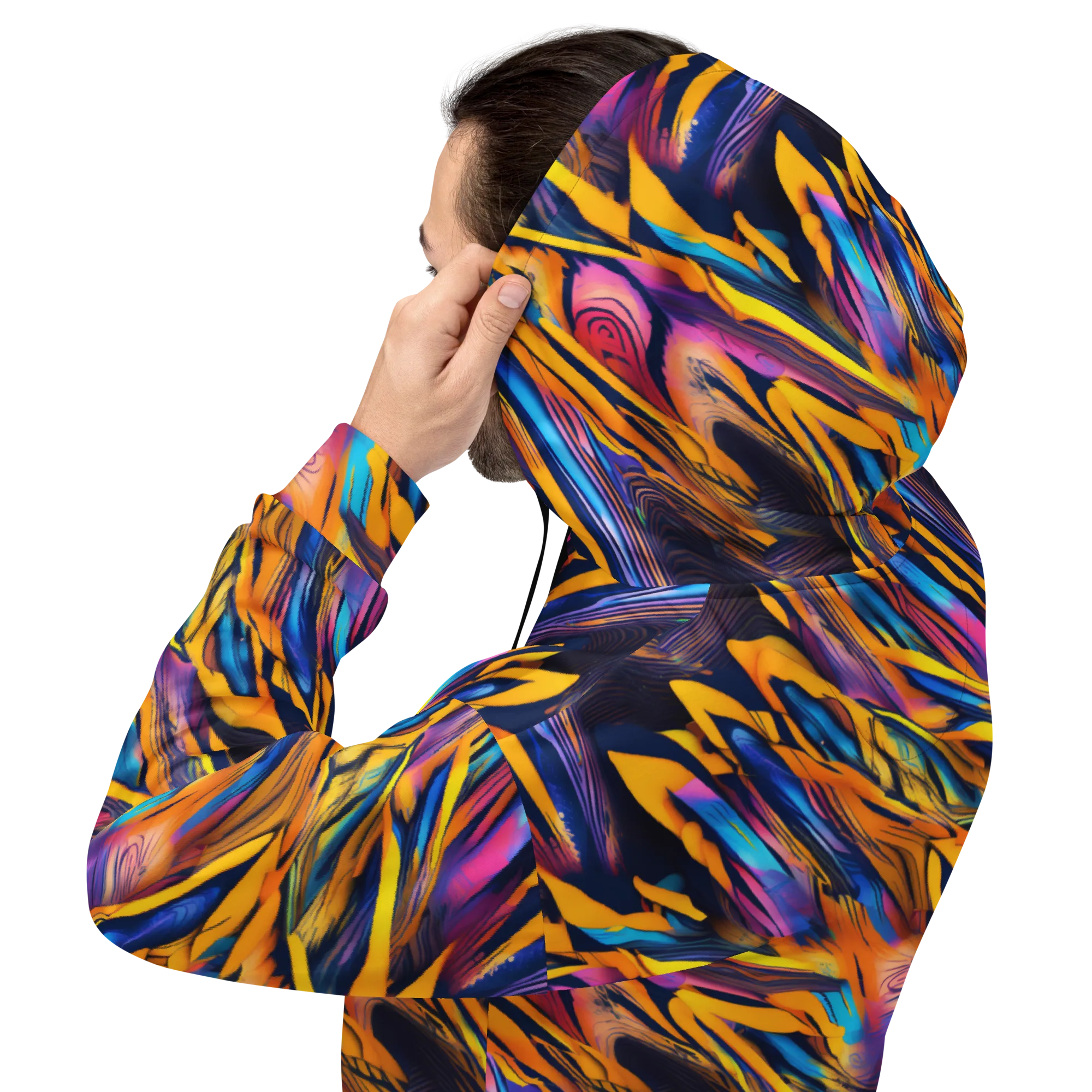 Electric Saffron on Hoodie — Back